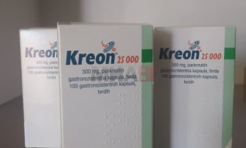 Недостиг на лекот „креон“ наменет за лицата со цистична фиброза, од МЗ велат ќе го има од понеделник