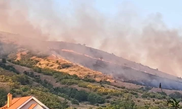 Пожар над липковско Слупчане