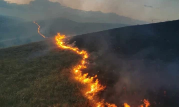 Shuhet zjarri që shpërtheu pasdite afër Sveti Nikollës