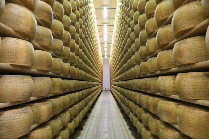 Italian dairy factory owner dies, crushed by 25,000 wheels of cheese