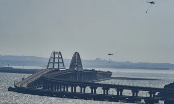 Russia says it repelled a missile attack on Crimea bridge