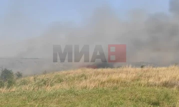 Shuhet zjarri në mes të fshatraveBërzak dhe Umin Doll  të Kumanovës