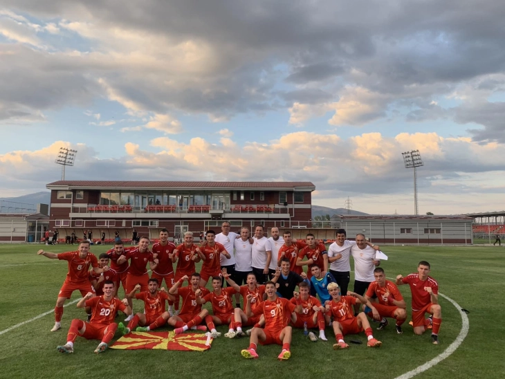 Македонските фудбалери до 19 години славеа победа над Грузија