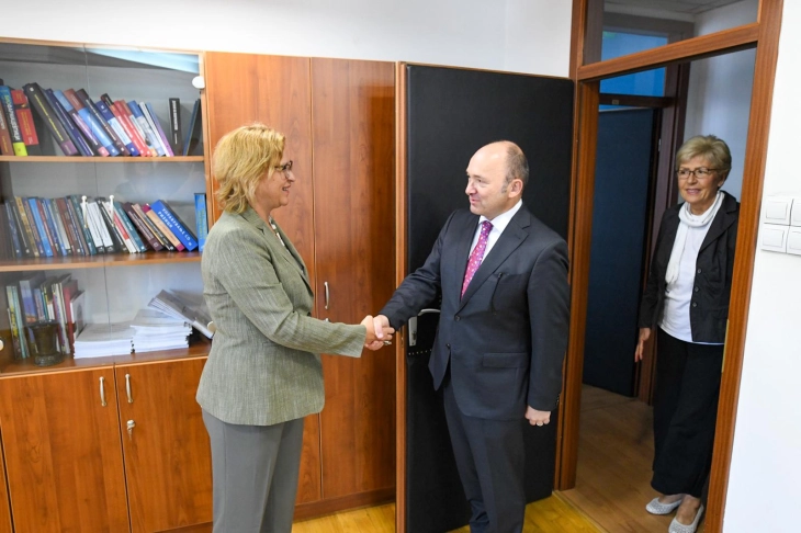 Deputy PM Grkovska meets new Austrian Ambassador Martin Pammer