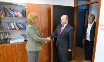 Deputy PM Grkovska meets new Austrian Ambassador Martin Pammer