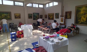 Во крводарителската акцијата во Велес за два дена собрани 172 крвни единици