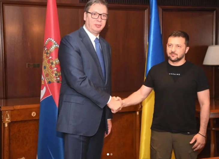 Вучиќ: Добар и отворен разговор со Зеленски за сите важни прашања