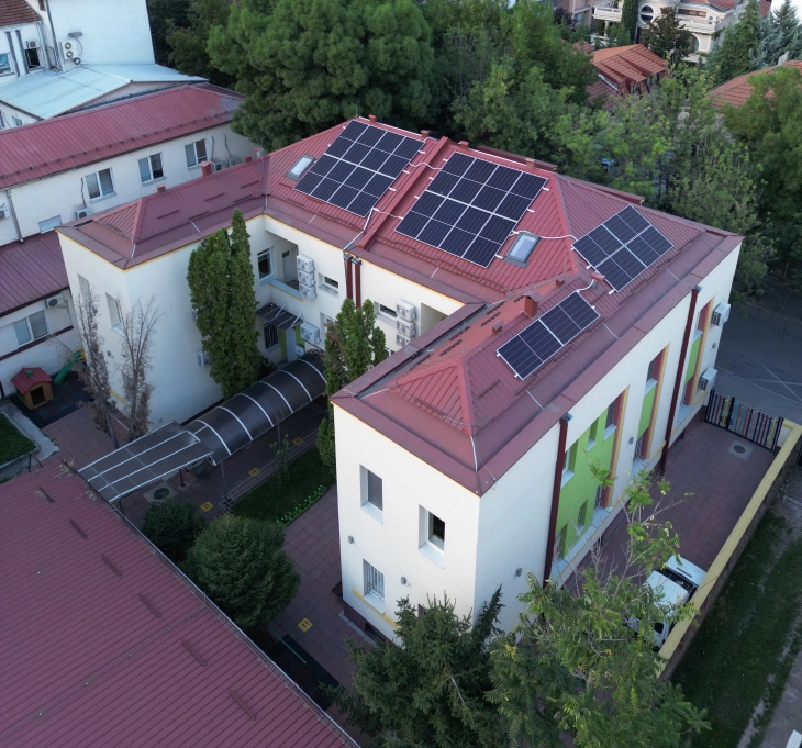 Градинката „Пепелашка“ во Општина Центар доби фотоволтаична централа