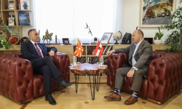 First Deputy PM Grubi meets new Austrian Ambassador Martin Pammer