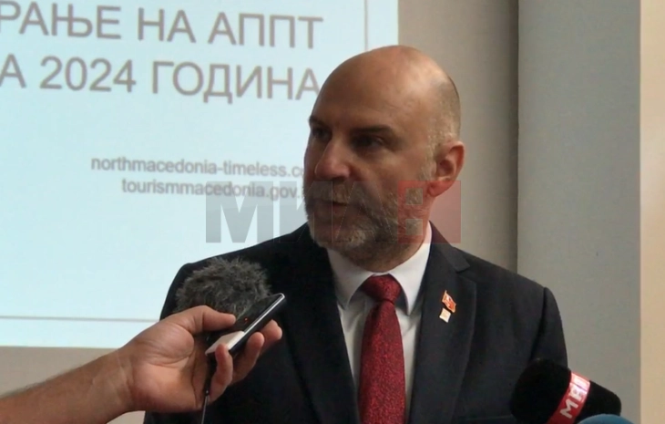 Јаневски: Бројот на туристи зголемен за 30,1 отсто