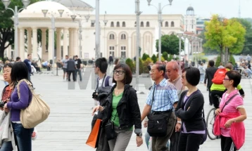 Number of tourists up by 14.9 percent in Q1: statistics