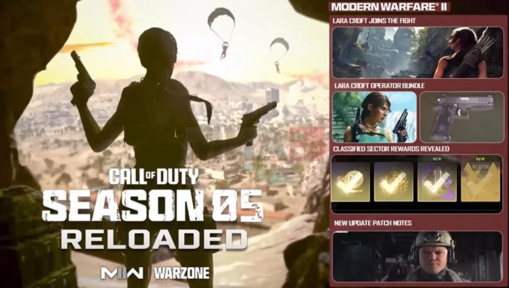 Лара Крофт во новите видеоигри од серијата „Call of Duty“
