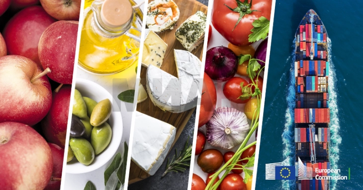 Rritje e tregtisë së produkteve bujqësore dhe ushqimore në BE