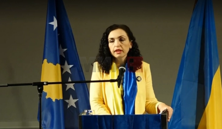 Vjosa Osmani: Është koha që Ukraina të marrë vendime të guximshme për vendosjen e marrëdhënieve me Kosovën