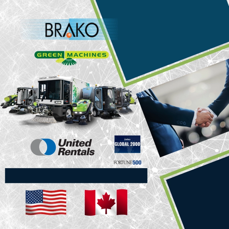 БРАКО/Грин Машинс потпиша договор со најголемата американска компанија за изнајмување на машини и опрема United Rentals