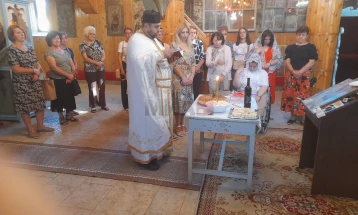 Одбележан патронот на црквата „Успение на Пресвета Богородица“ во Дебар