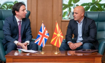 Ковачевски – Лосон: Силна поддршка од Обединетото Кралство за исполнување на стратешките цели на Северна Македонија