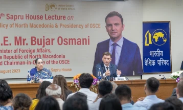 Osmani addresses Indian Council of World Affairs in New Delhi