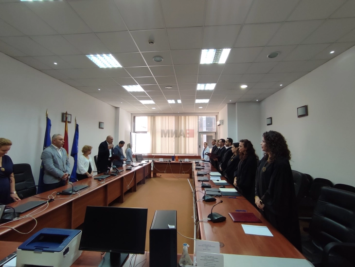 Новоизбраните судии во Основен Кривичен суд – Скопје потпишаа свечена изјава во Судски совет