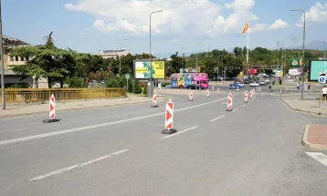 Skopje's Belasica Bridge partly open to traffic as of today