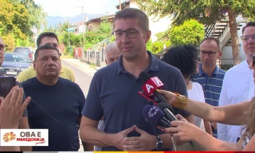 Mickoski: Draft declaration on Ilinden an insult to Macedonian people and country