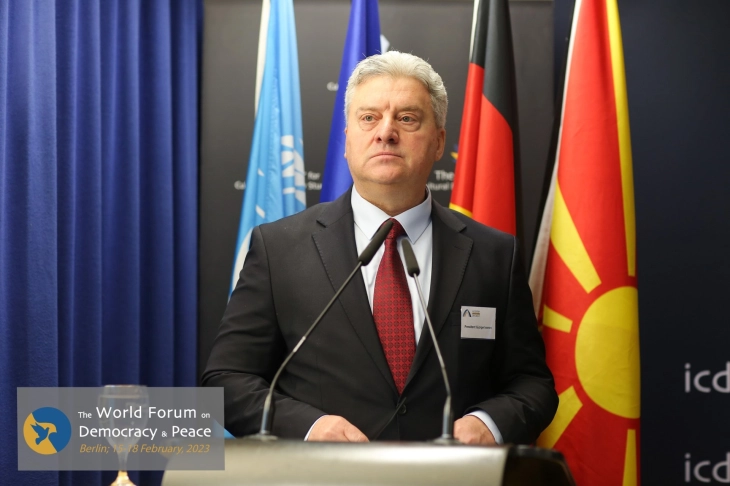 Поранешниот претседател Иванов домаќин на Форумот за културна дипломатија - Скопје 2023