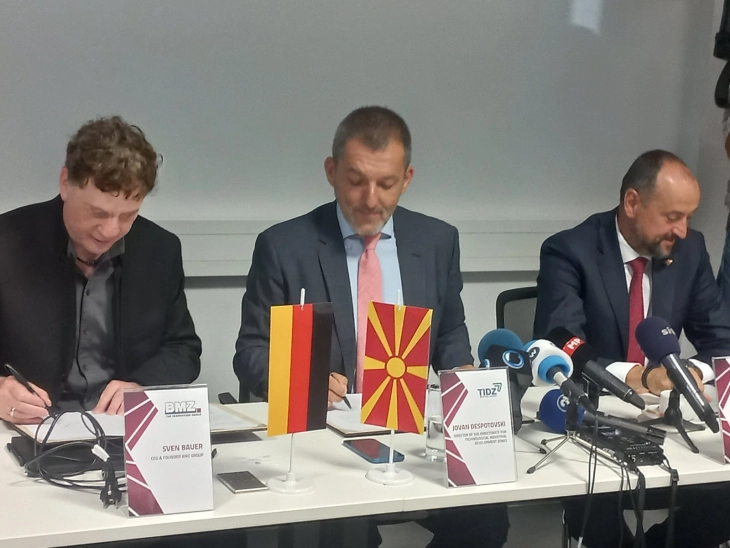 FEZ, BMZ sign agreement over EUR 64.9 million investment in Skopje 2 zone, 775 new jobs