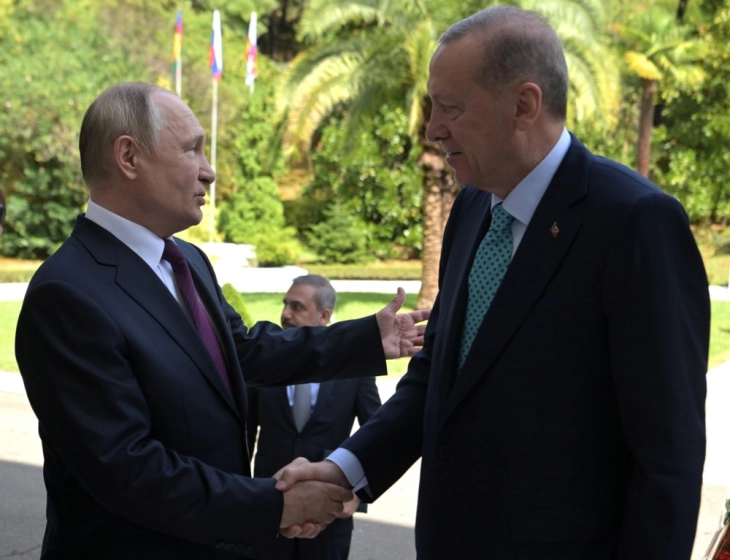 Путин - Ердоган: Мултилатералната соработка меѓу Русија и Турција се развива на сите полиња