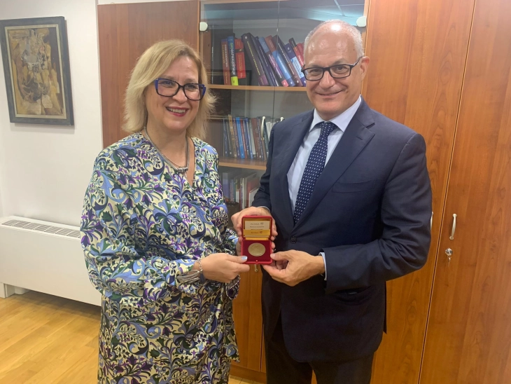 Deputy PM Grkovska meets Rome Mayor: N. Macedonia and Italy fostering friendly relations, deepening economic and cultural cooperation