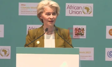 Фон дер Лајен: Транзицијата на Африка кон зелена енергија ќе отвори работни места и ќе ја намали сиромаштијата 