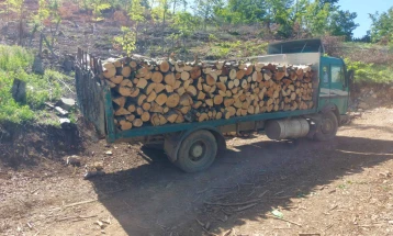 Приведено лице од Чучер Сандево, пронајдени две товарни возила со огревно дрво без документација