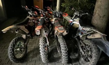 Приведени четворица од Косово кои со крос-мотоцикли преминале граница и влегле во зоната на строга заштита на Национален парк Шар Планина