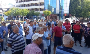 Протест на кавадаречки пензионери, се бара линеарно покачување на пензиите
