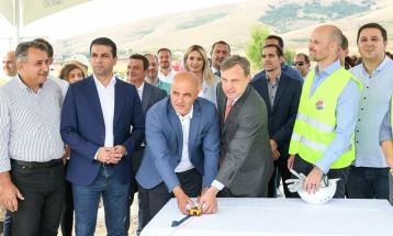 Construction works launched at Corridor 10d Prilep-Bitola section