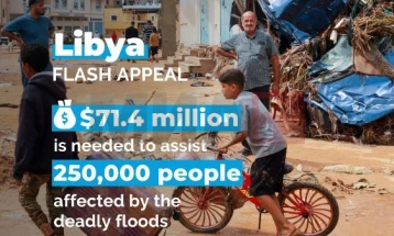 ОН: Стотици илјади луѓе погодени од катастрофата во Либија