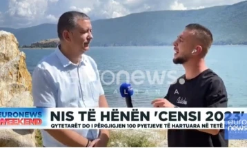 Стерјовски за Euronews.al: Каде и да живееме во Албанија на пописот ќе се изјасниме тоа што сме-Македонци
