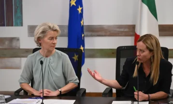 Мелони и Фон дер Лејен на Лампедуза ги повикаа европските партнери на солидарност