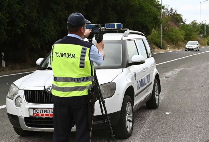 Janë shqiptuar 223 sanksione për vozitje të shpejtë