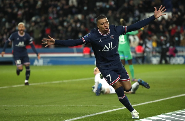Mbape në vendin e dytë mes futbollistëve francezë për nga efikasiteti në Ligën e Kampionëve