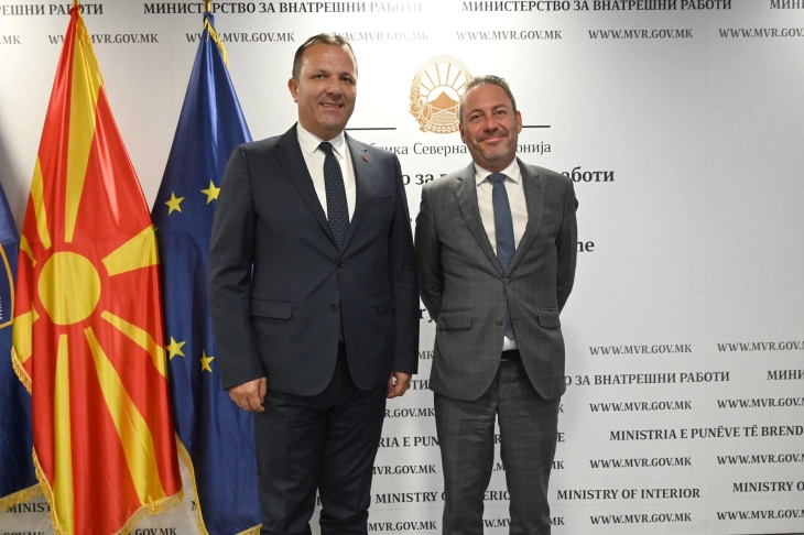 MoI Spasovski holds working meeting with EMCDDA delegation