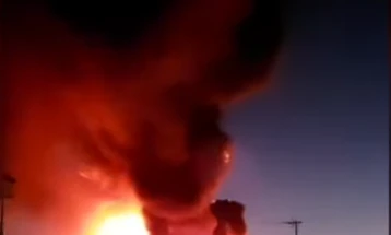 Пожар избувна во складиште за гориво во Сочи по напад со дрон