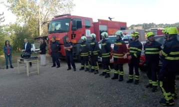 Претставници Регионалниот центар за следење на шумски пожари во посета на ТППЕ Берово