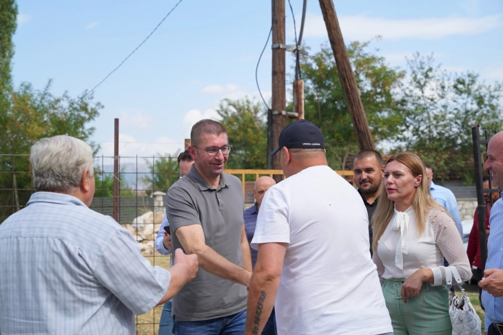 Мицкоски: ВМРО-ДПМНЕ ја води раководството со структурите на партијата