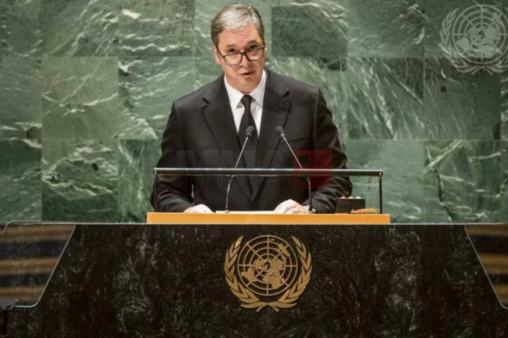 Вучиќ во ОН: Нов бран на насилство поради напуштањето на Повелбата на Обединетите нации