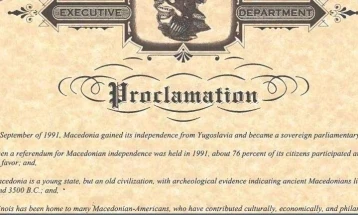 Illinois designates September 2023 as Macedonian-American Heritage Month
