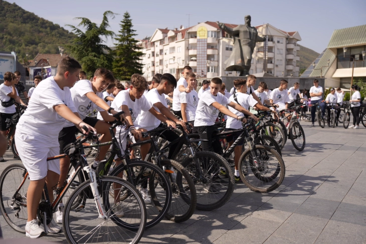 Со велосипедско дефиле во Струмица одбележана Европската недела на мобилност