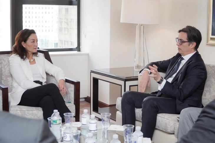 Пендаровски во Њујорк на средба со Јури Ким и Џим O'Брајан од американскиот Стејт Департмент