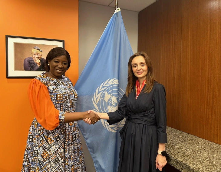 First Lady Gjorgievska meets UNFPA officials in New York ahead of upcoming high-level conference