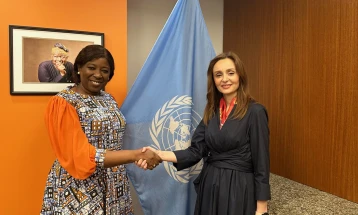 First Lady Gjorgievska meets UNFPA officials in New York ahead of upcoming high-level conference