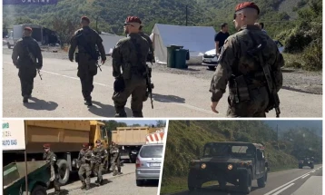 Припадници на КФОР и ЕУЛЕКС излегоа на терен по убиството на припадник на косовската полиција во северно Косово